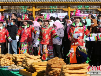 青海互助土鄉(xiāng)花式“秀”饃迎新年